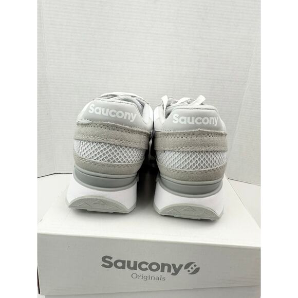 Saucony Shadow Original Womens Size 9 Running Athletic Shoes Gray White Sneakers - Picture 5 of 10